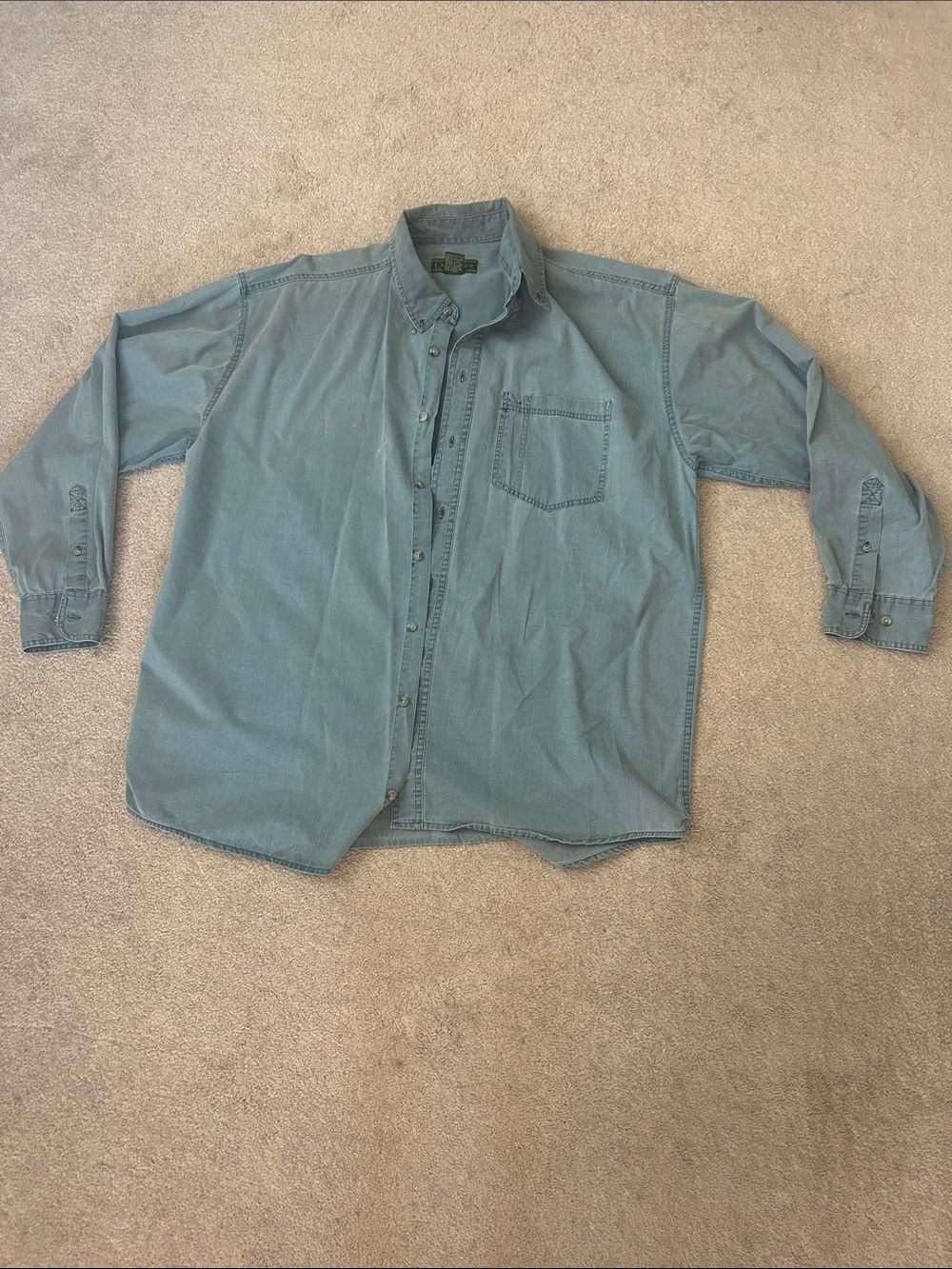 croft & barrow Men's Button-Down Shirt in Light Blue